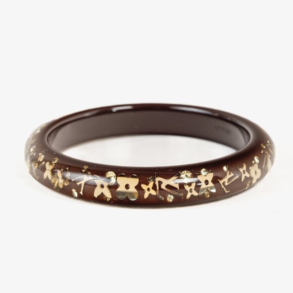 Louis Vuitton Resin Flowers Narrow Inclusion Bangle - Picture 1 of 4